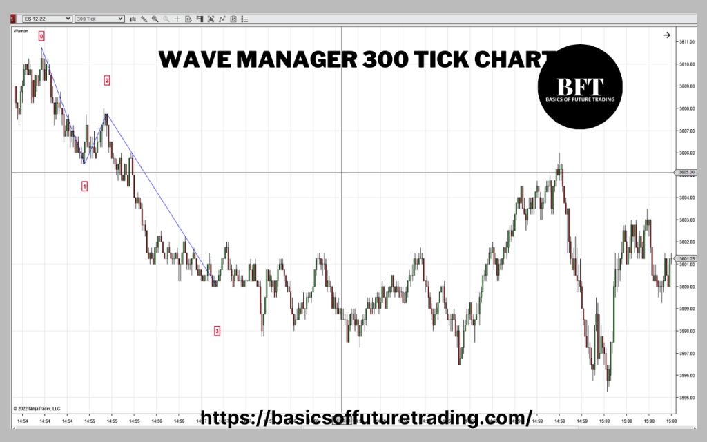 Wave Manager 300 Tick Chart
